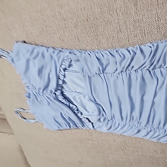 LOVESOME Cocktail Bodycon Mini Dress light Sky blue size small - Picture 7 of 10